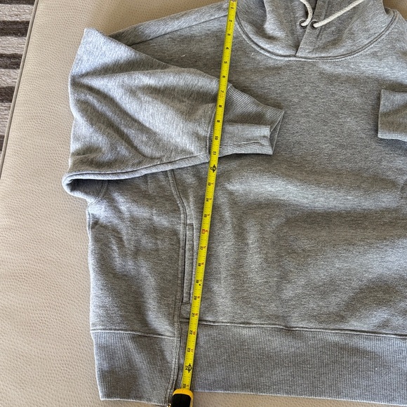 Free People  Sweatshirt with Black & White Appliqué Floral Motif (on back) - Picture 6 of 7